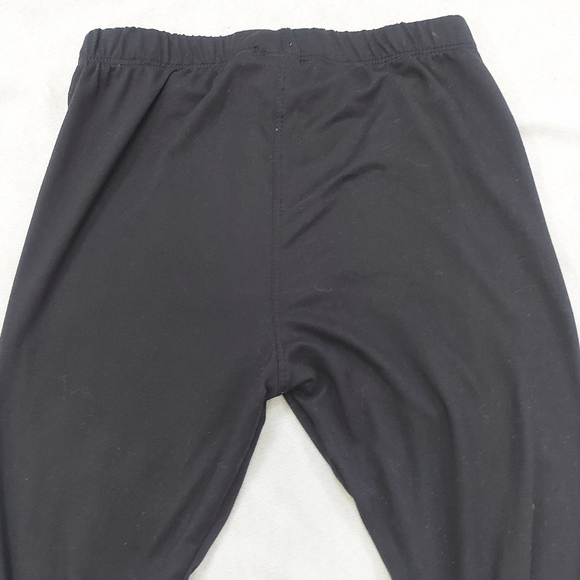 NWOT Lulu Luo Girls Black Full Length Leggings, 14/16 - Picture 6 of 6